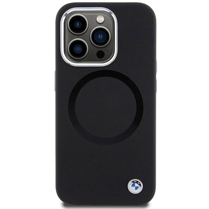 BMW Signature Liquid Silicone MagSafe case for iPhone 15 Pro - black_2