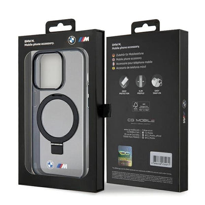 BMW Ring Stand M Collection MagSafe Case for iPhone 15 Pro - Black_7