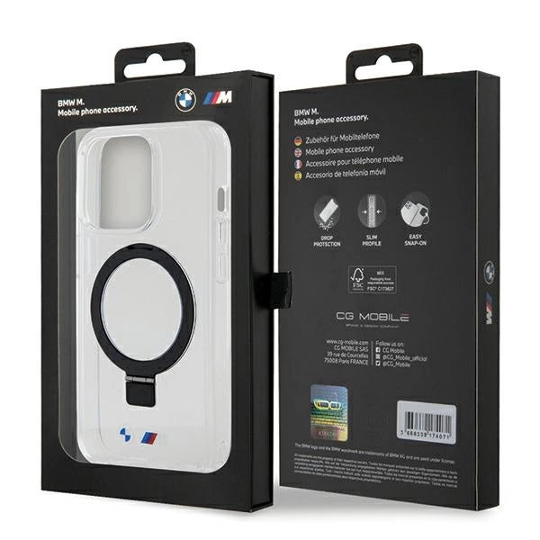 BMW Ring Stand M Collection MagSafe Case for iPhone 15 Pro - Clear_7