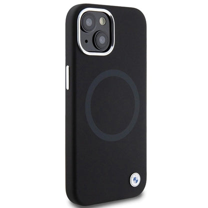 BMW Signature Liquid Silicone MagSafe case for iPhone 15 - black_3