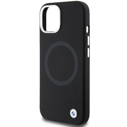 BMW Signature Liquid Silicone MagSafe case for iPhone 15 - black_5