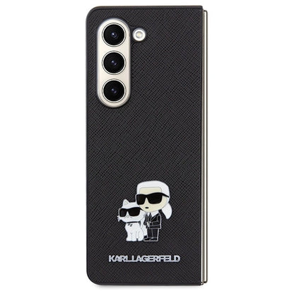 Karl Lagerfeld Saffiano Karl&Choupette Pin case for Samsung Galaxy Z Fold 5 - black_1