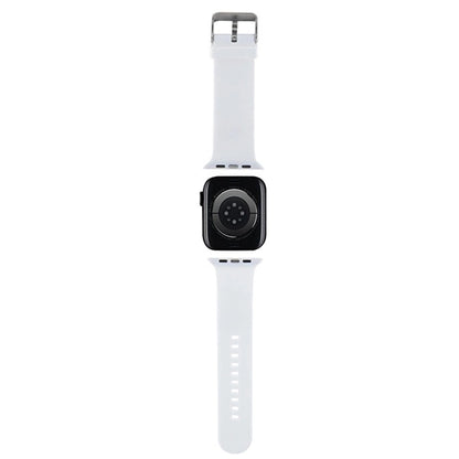 Karl Lagerfeld 3D Rubber Choupette Head Strap for Apple Watch 42/44/45/49mm - White_1