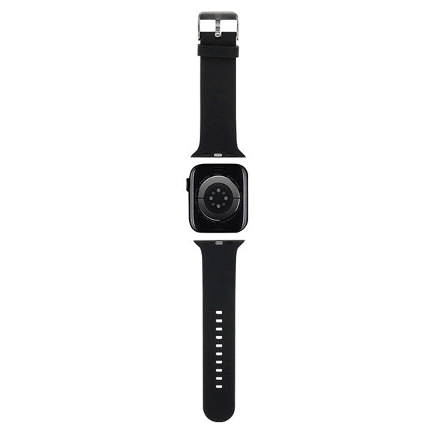 Karl Lagerfeld 3D Rubber Choupette Head Strap for Apple Watch 42/44/45/49mm - Black_1