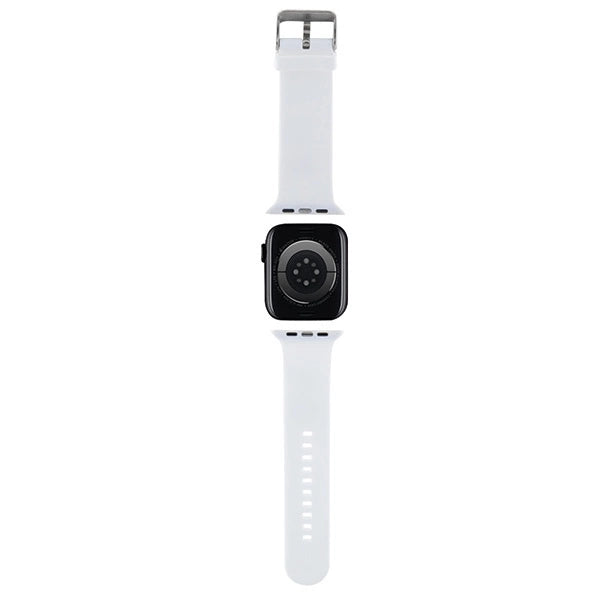 Karl Lagerfeld 3D Rubber Karl&Choupette Heads strap for Apple Watch 42/44/45/49mm - white_1