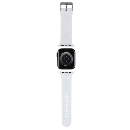 Karl Lagerfeld 3D Rubber Karl&Choupette Heads strap for Apple Watch 42/44/45/49mm - white_1