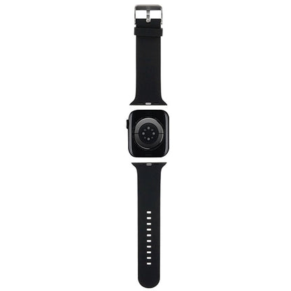 Karl Lagerfeld 3D Rubber Karl&Choupette Heads strap for Apple Watch 42/44/45/49mm - black_1