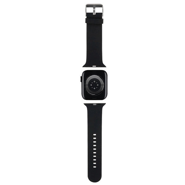 Karl Lagerfeld 3D Rubber Karl&amp;Choupette Heads strap for Apple Watch 38/40/41mm - black_1