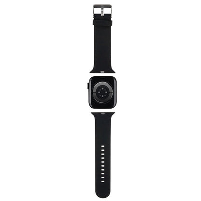 Karl Lagerfeld 3D Rubber Karl&amp;Choupette Heads strap for Apple Watch 38/40/41mm - black_1