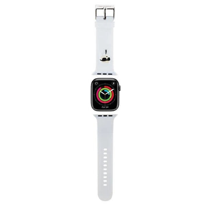 Karl Lagerfeld 3D Rubber Karl Head strap for Apple Watch 38/40/41mm - white_0