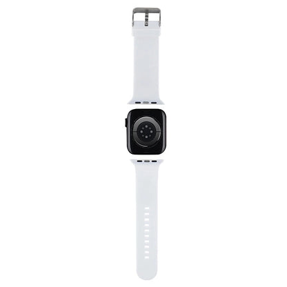 Karl Lagerfeld 3D Rubber Karl Head strap for Apple Watch 38/40/41mm - white_1