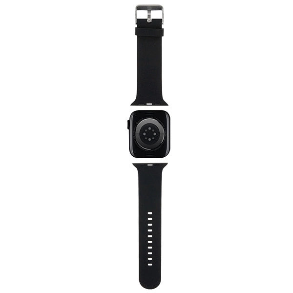 Karl Lagerfeld 3D Rubber Karl Head strap for Apple Watch 38/40/41mm - black_1