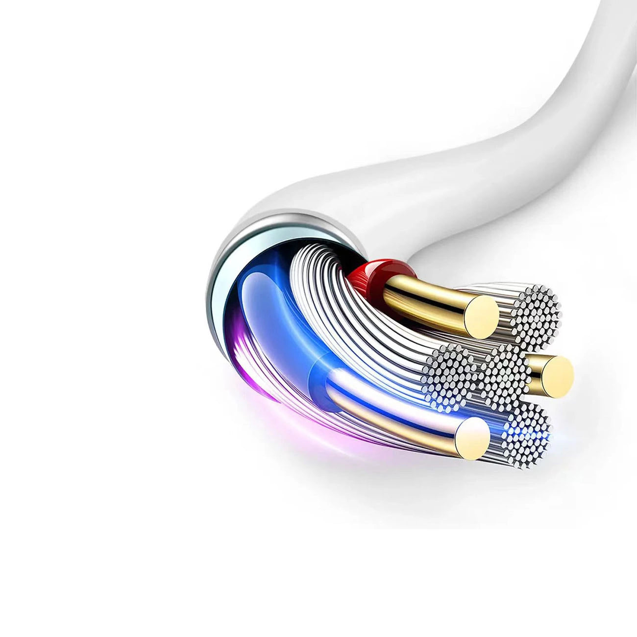 Dudao A20EU USB-A 18W network charger - white + USB-A - USB-C cable_7