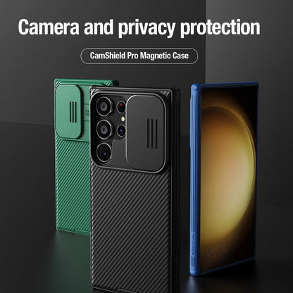 Nillkin CamShield Pro armored case with camera protector for Samsung Galaxy S24 Ultra - blue_6