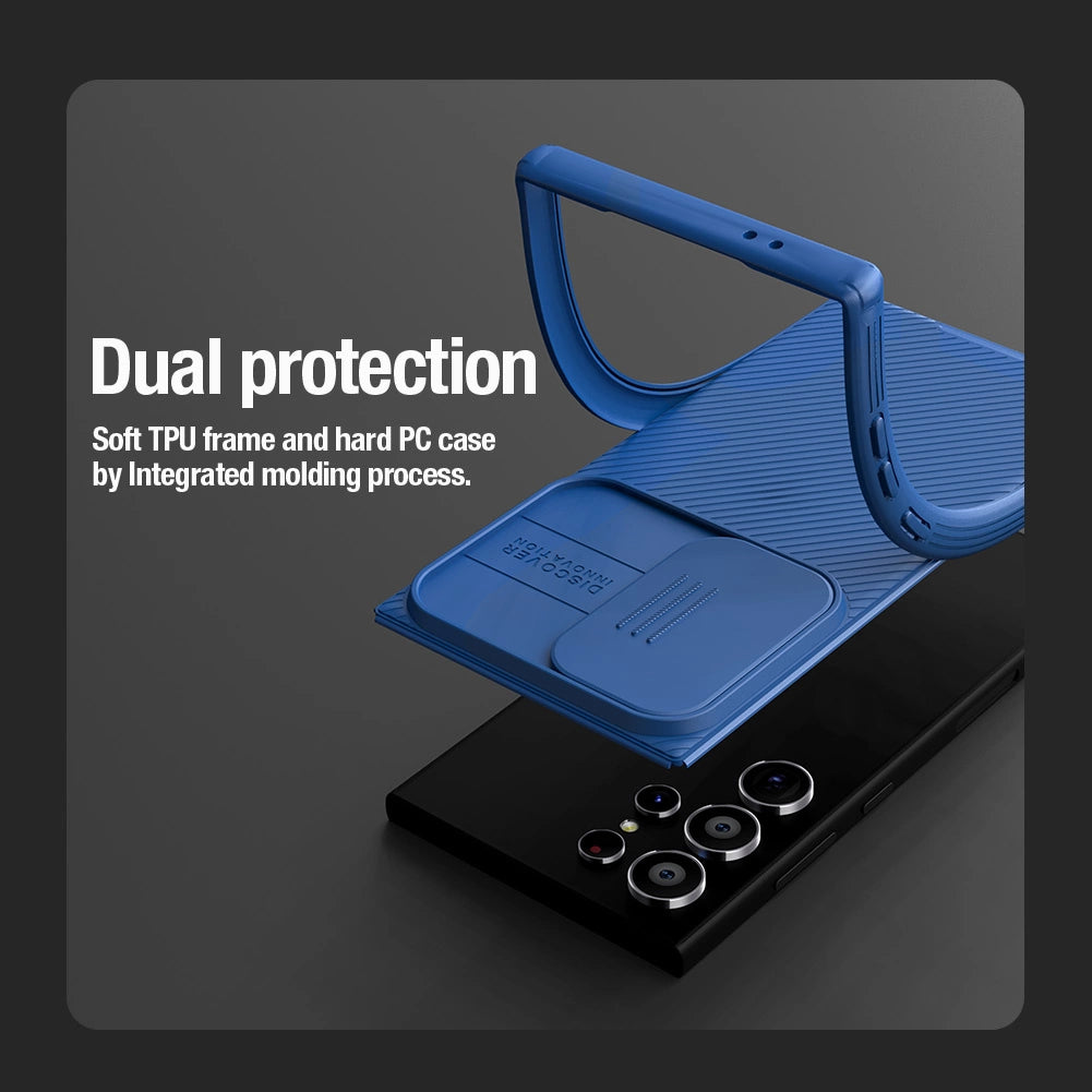 Nillkin CamShield Pro armored case with camera protector for Samsung Galaxy S24 Ultra - blue_8