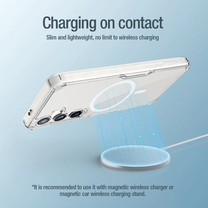 Nillkin Nature Pro armored case with a magnetic ring for Samsung Galaxy S24+ - white_9