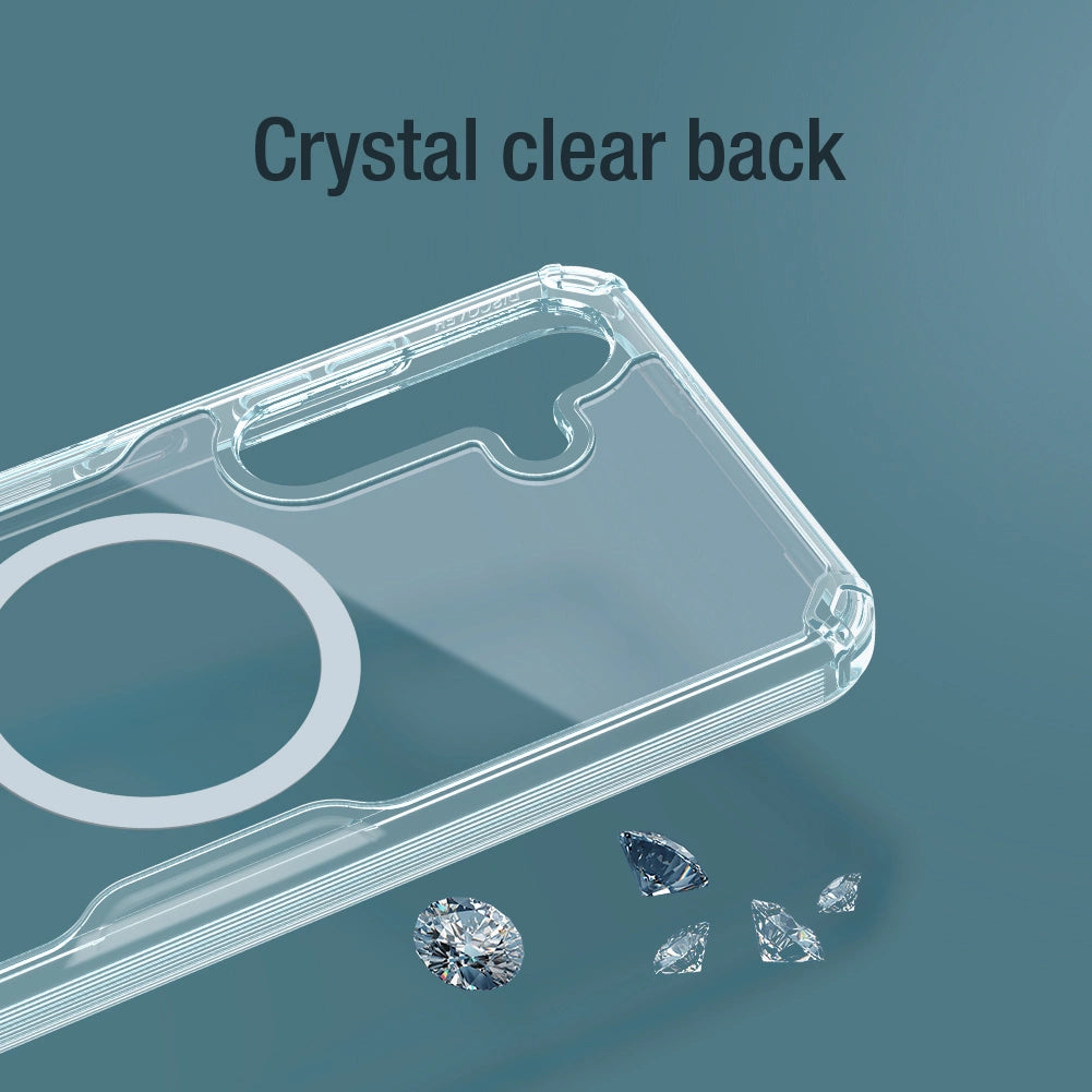 Nillkin Nature Pro armored case with a magnetic ring for Samsung Galaxy S24+ - white_11