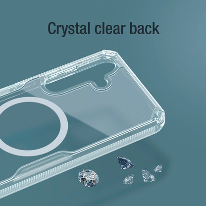Nillkin Nature Pro armored case with a magnetic ring for Samsung Galaxy S24+ - white_11