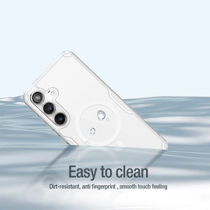 Nillkin Nature Pro armored case with a magnetic ring for Samsung Galaxy S24+ - white_17