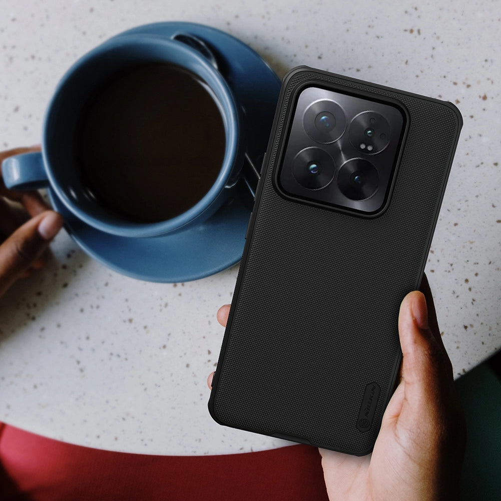 Nillkin Super Frosted Shield Pro reinforced case for Xiaomi 14 Pro - black_11