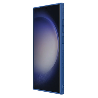 Nillkin Super Frosted Shield Pro armored case for Samsung Galaxy S24 Ultra - blue_4