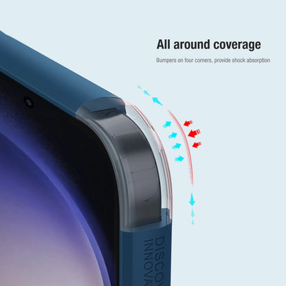 Nillkin Super Frosted Shield Pro armored case for Samsung Galaxy S24 Ultra - blue_8