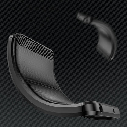 Case for Carbon Case Samsung Galaxy S24+ flexible silicone carbon cover - black_9