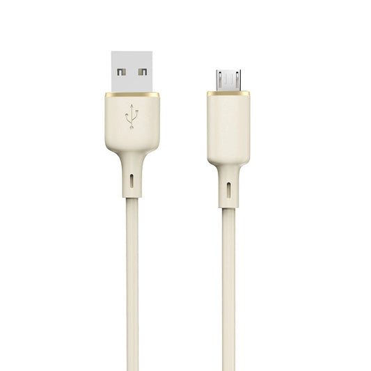 Dudao L7SM USB-A - micro USB cable 5A 1m - beige_0