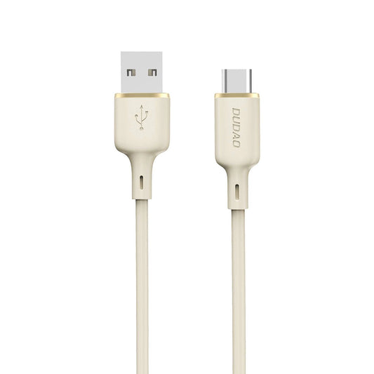 Dudao L7SC USB-A - USB-C cable 5A 1m - beige_0
