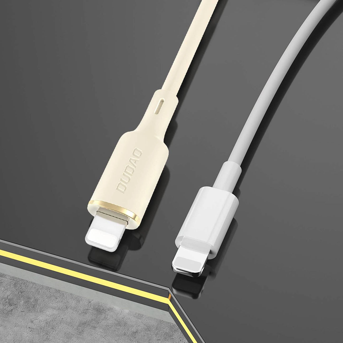 Dudao L7SCL USB-C - Lightning 30W 2m cable - beige_6