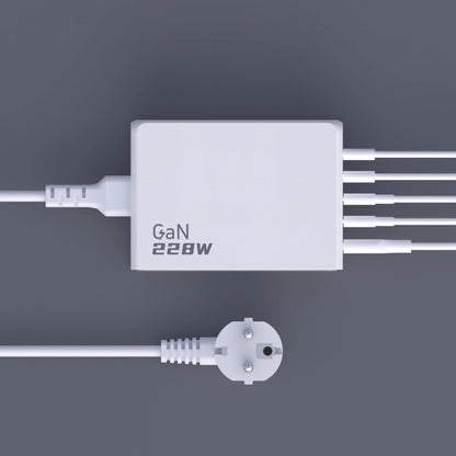 Dudao A228EU GaN charger 1x USB-A 4x USB-C PD 228W - white_11
