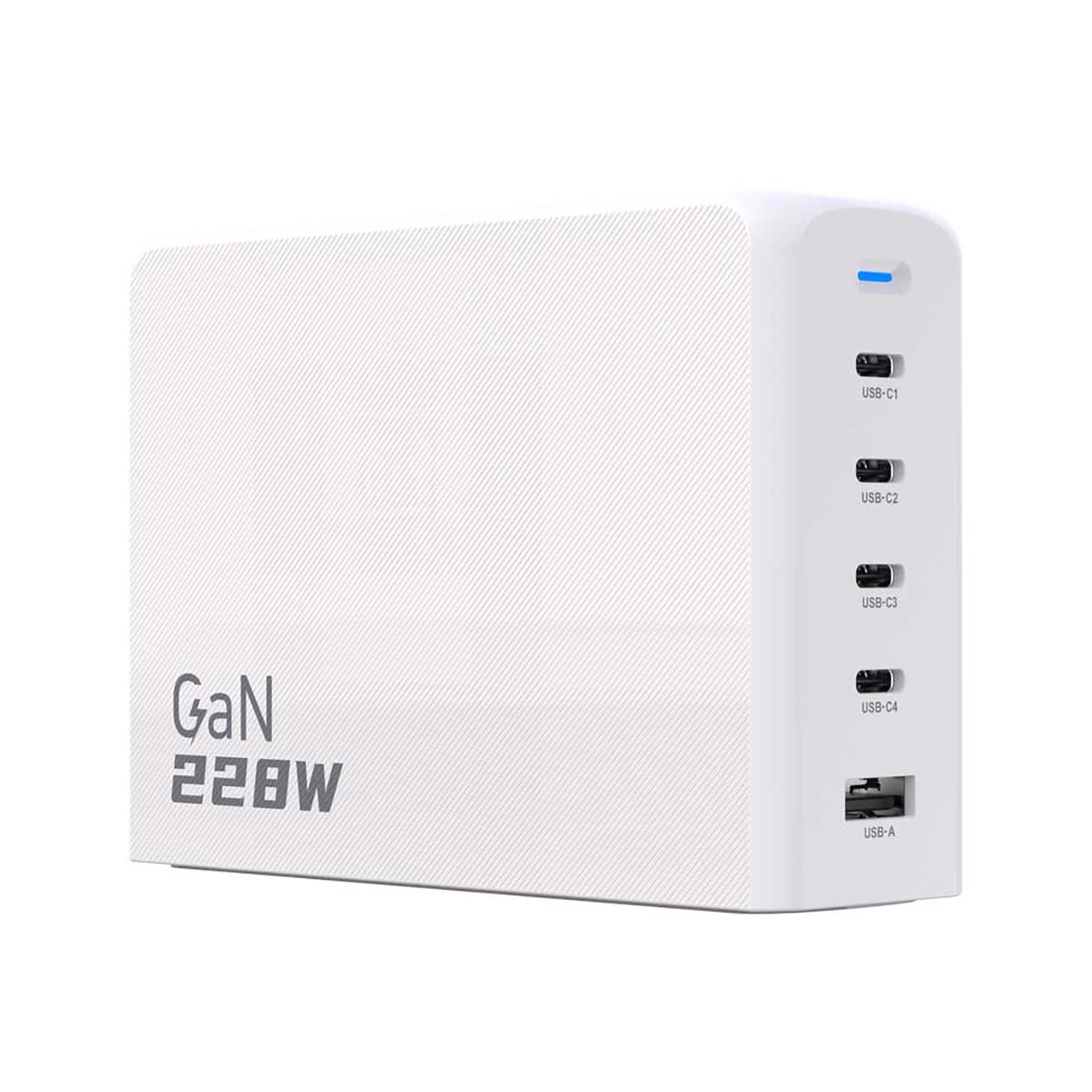 Dudao A228EU GaN charger 1x USB-A 4x USB-C PD 228W - white_2