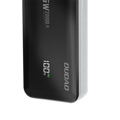 Dudao K65 20000mAh 65W Powerbank 1x USB-C 2x USB-A with display - black_1