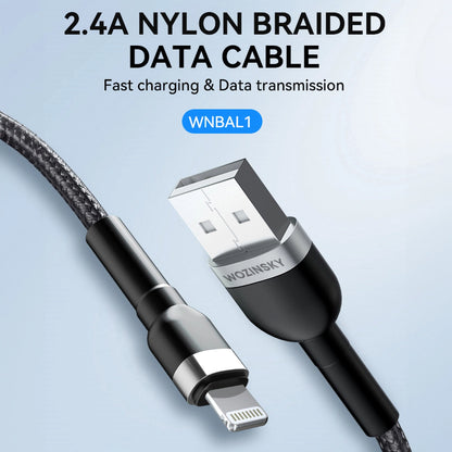 Wozinsky WNBAL1 USB-A / Lightning 2.4A cable 1 m - black_5