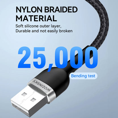 Wozinsky WNBAL1 USB-A / Lightning 2.4A cable 1 m - black_7