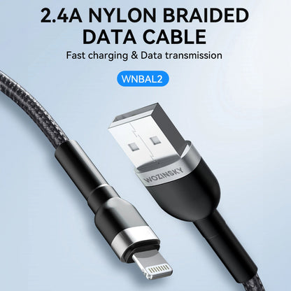 Wozinsky WNBAL2 USB-A / Lightning 2.4A cable 2 m - black_5