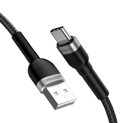 Wozinsky WNBAC1 USB-A / USB-C 2.4A cable 1 m - black_1