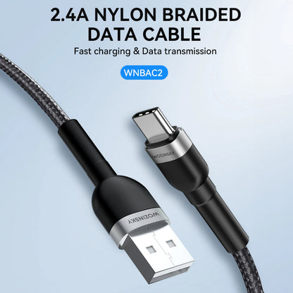 Wozinsky WNBAC2 USB-A / USB-C 2.4A cable 2 m - black_5