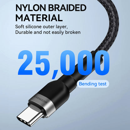 Wozinsky WNBCC1 USB-C / USB-C PD 65W cable 1 m - black_7