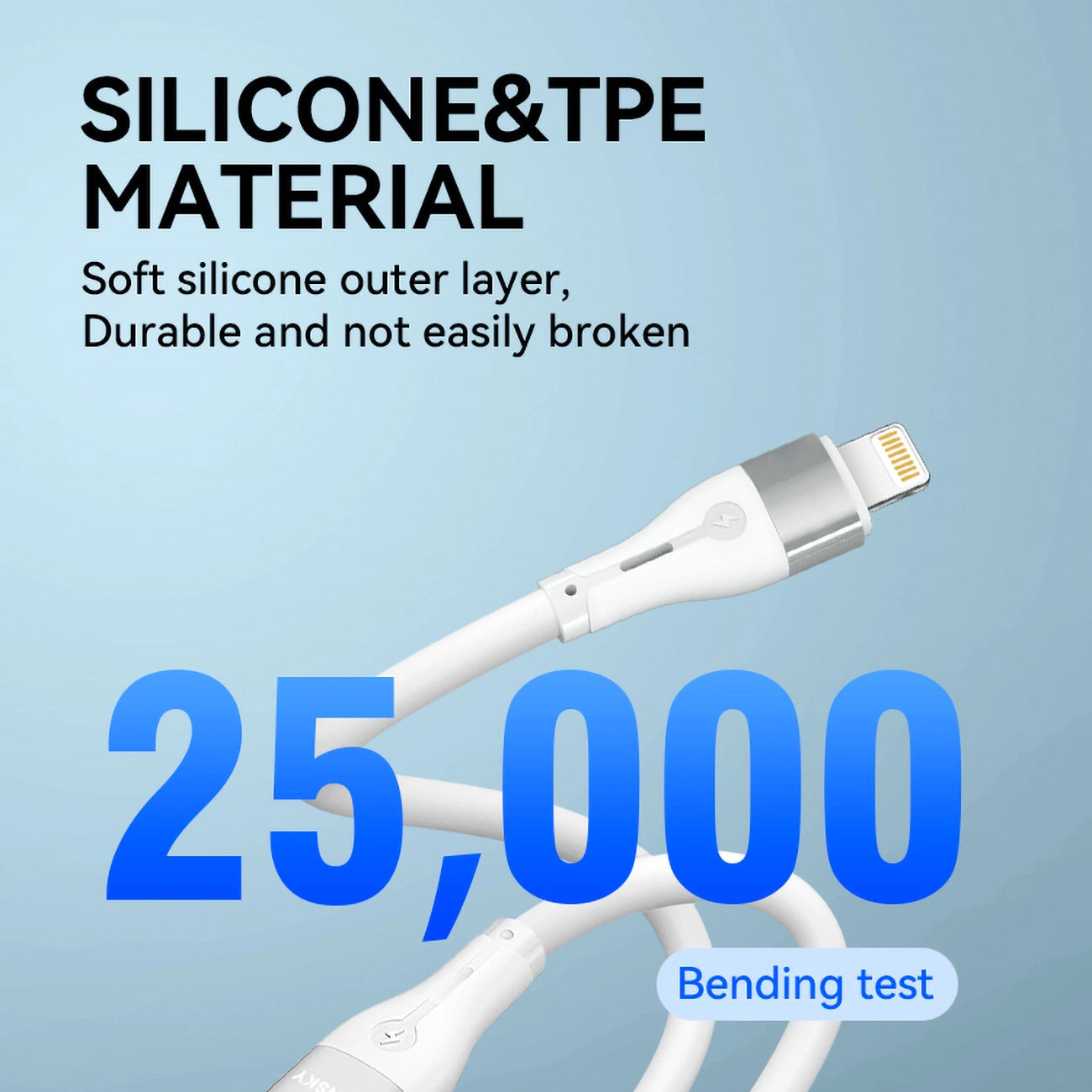 Wozinsky WSTCL1 Lightning / USB-C PD 27W cable 1 m - white_6