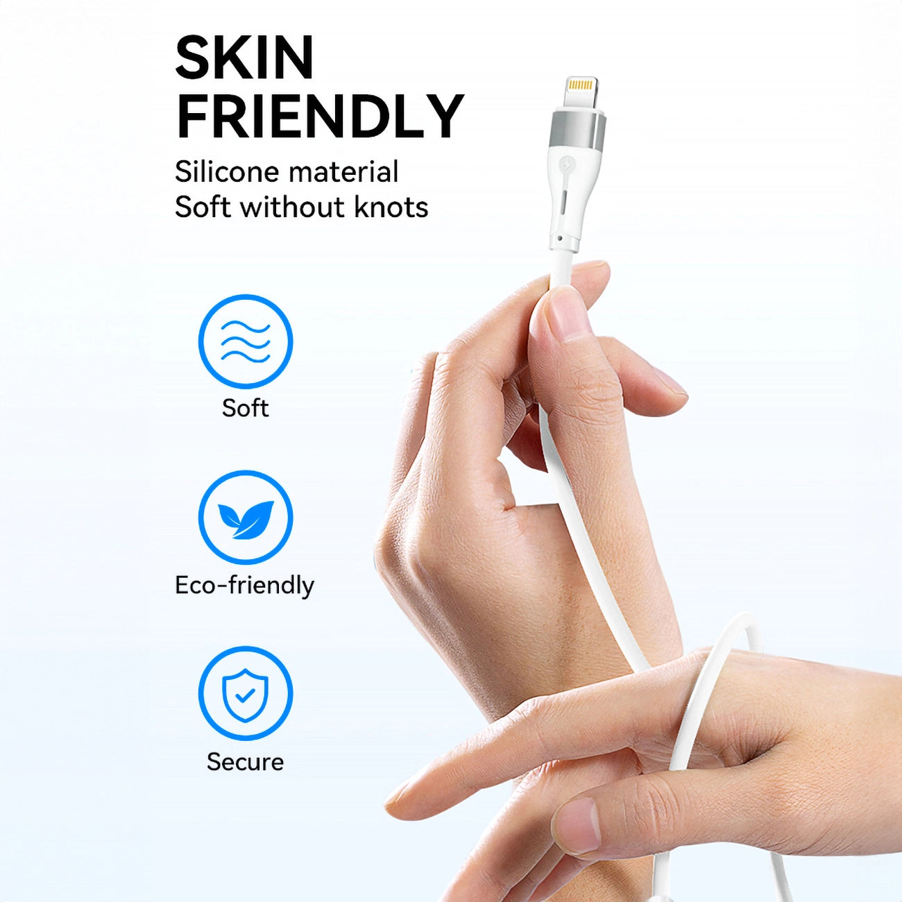 Wozinsky WSTCL1 Lightning / USB-C PD 27W cable 1 m - white_7