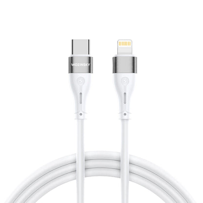 Wozinsky WSTCL1 Lightning / USB-C PD 27W cable 1 m - white_0