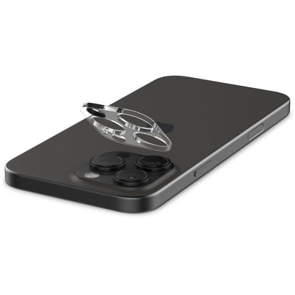 Spigen Optik.tR Camera Protector for iPhone 14 Pro / Pro Max / 15 Pro / Pro Max / 16 Pro / Pro Max - Transparent 2 pcs._4