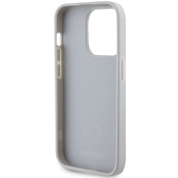 Guess Strass Metal Logo case for iPhone 15 Pro - silver_6