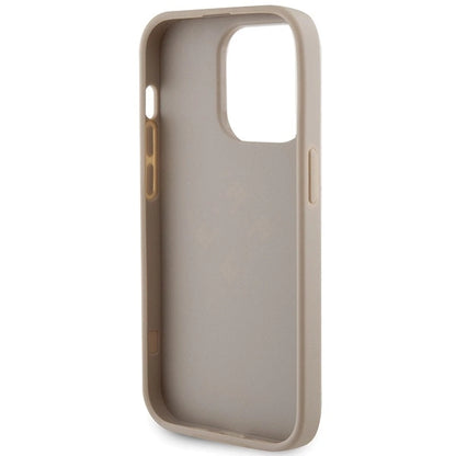 Guess Perforated 4G Glitter case for iPhone 15 Pro - gold_5
