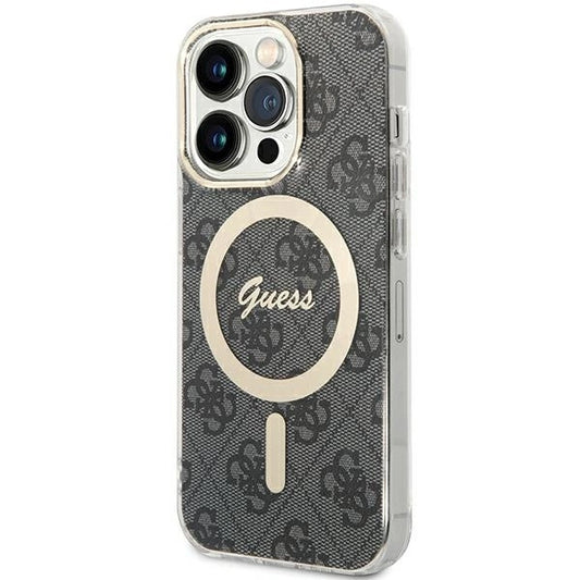 Guess IML 4G MagSafe case for iPhone 15 Pro - black_0