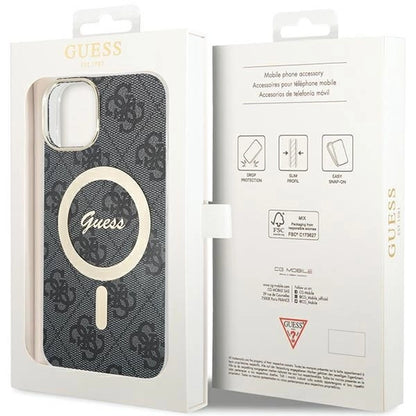 Guess IML 4G MagSafe case for iPhone 15 - black_6