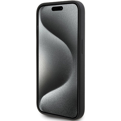 Karl Lagerfeld Silicone Karl Script case for iPhone 15 Pro - black_4