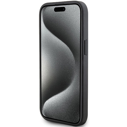 Karl Lagerfeld Quilted K Pattern case for iPhone 15 - black_4