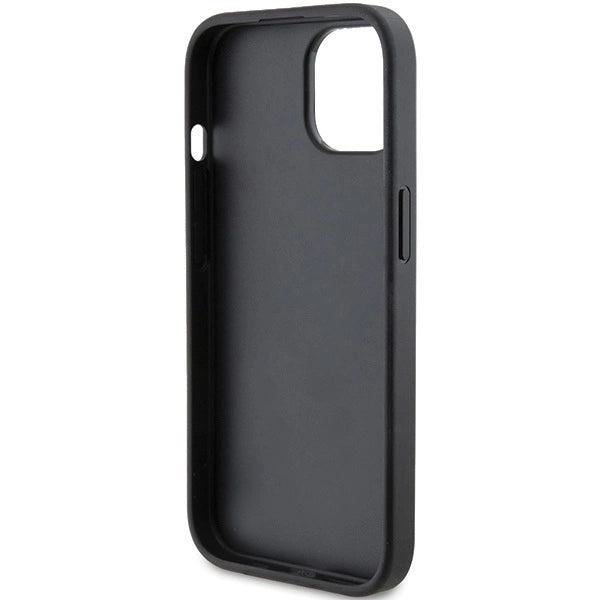 Karl Lagerfeld Quilted K Pattern case for iPhone 15 - black_6